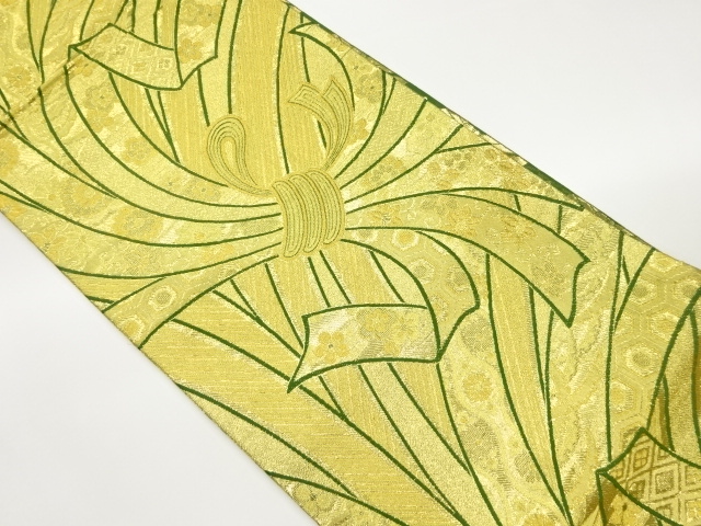 JAPANESE FUKURO OBI / WOVEN FLOWERS